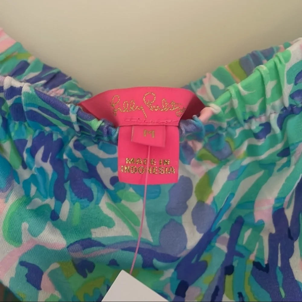 New Lilly Pulitzer Keely jumpsuit   multi shell of a party size medium - Picture 4 of 6